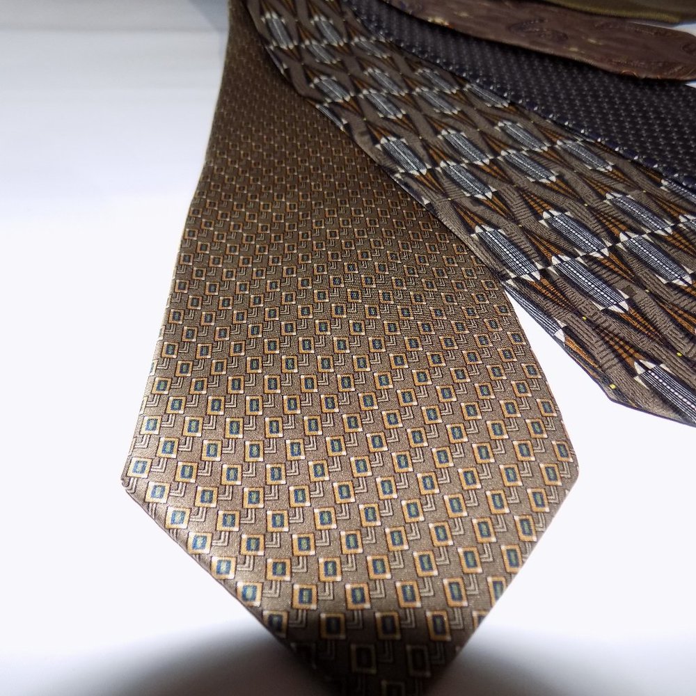 Jones New York / Zylos / Clay Brooke Ties Lot of 5 - Picture 2 of 7